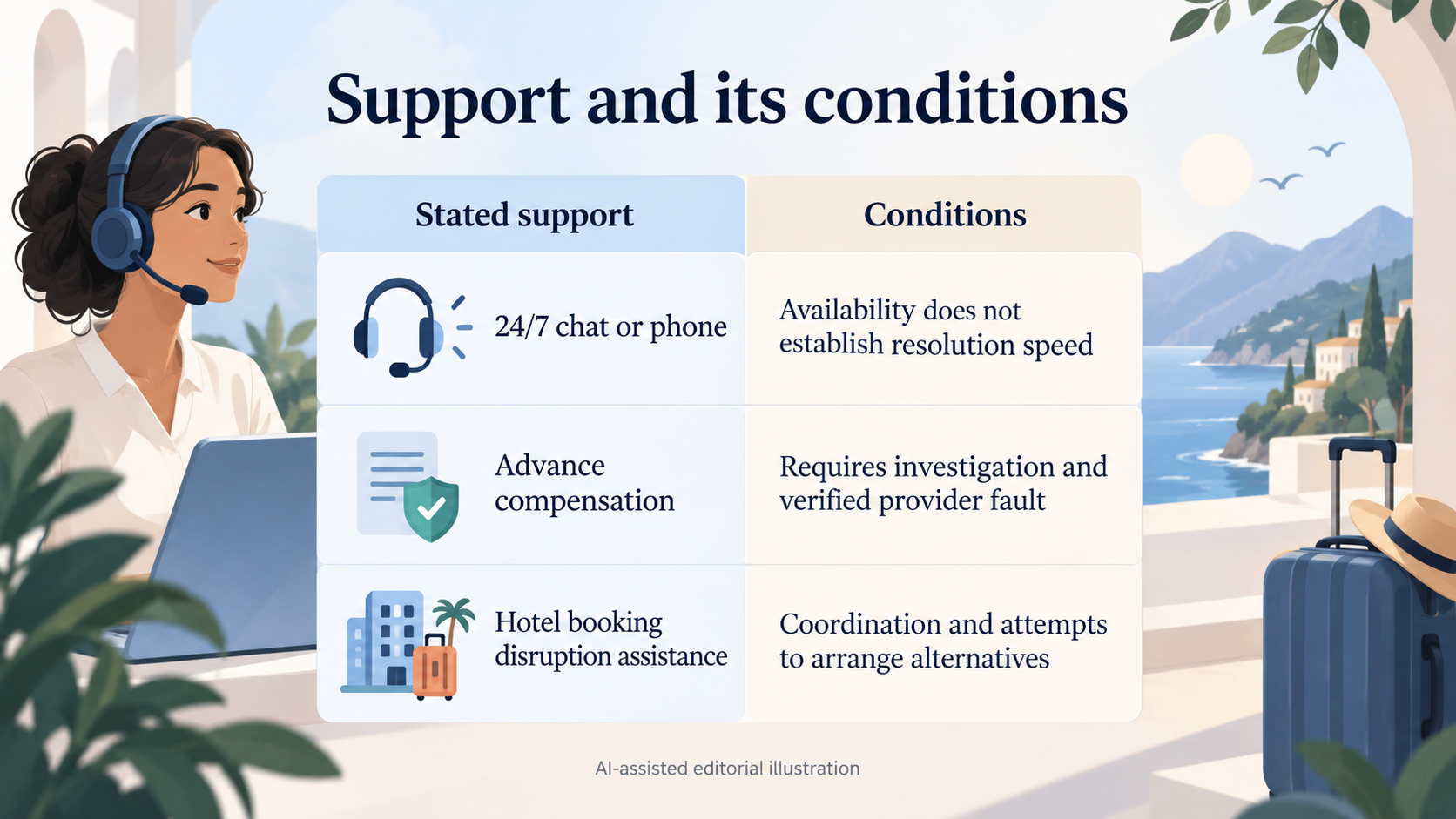 Editorial illustration for Trip.com Review: Hotel Booking Features and Support to Check
